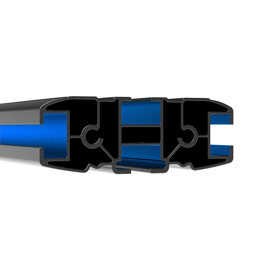 Rhino-Rack Reconn Bar 1650mm - Black (individual) - RDB165