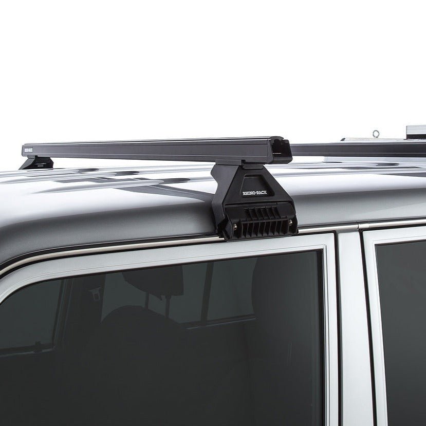 Toyota Land Cruiser 79 Series 2007 - ON - Rhino - Rack HD RL150 Roof Rack Kit - JA0802 - Shop Rhino - Rack | Stoke Equipment Co Nelson