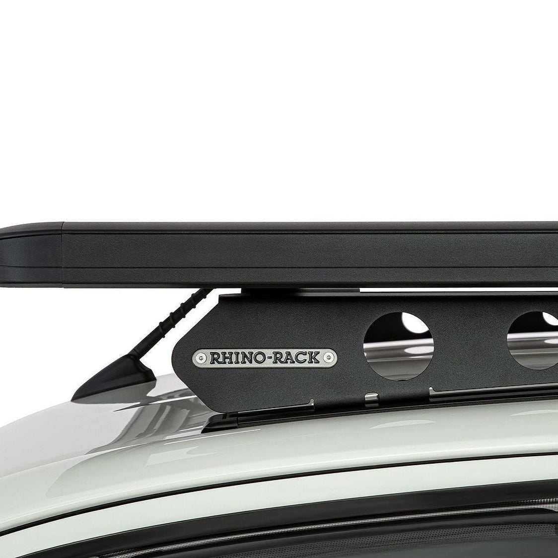 Mitsubishi Triton Double Cab Roof Tray - Pioneer Platform (BackBone Fixpoint) 2015-ON - Shop Rhino-Rack | Stoke Equipment Co Nelson