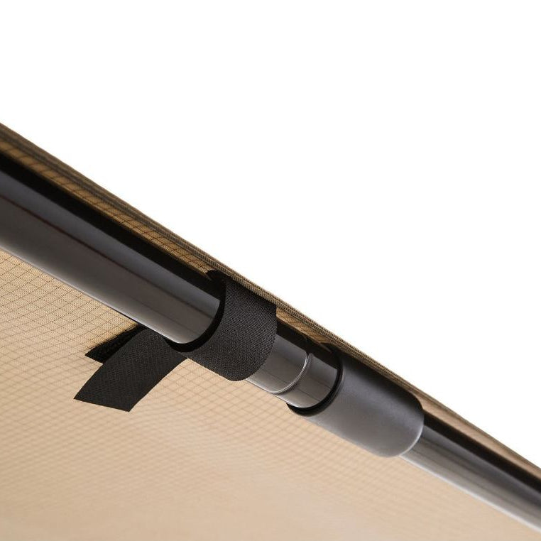 Rhino-Rack Sunseeker Awning 2m - 32143 showing hook and loop attachment for awning