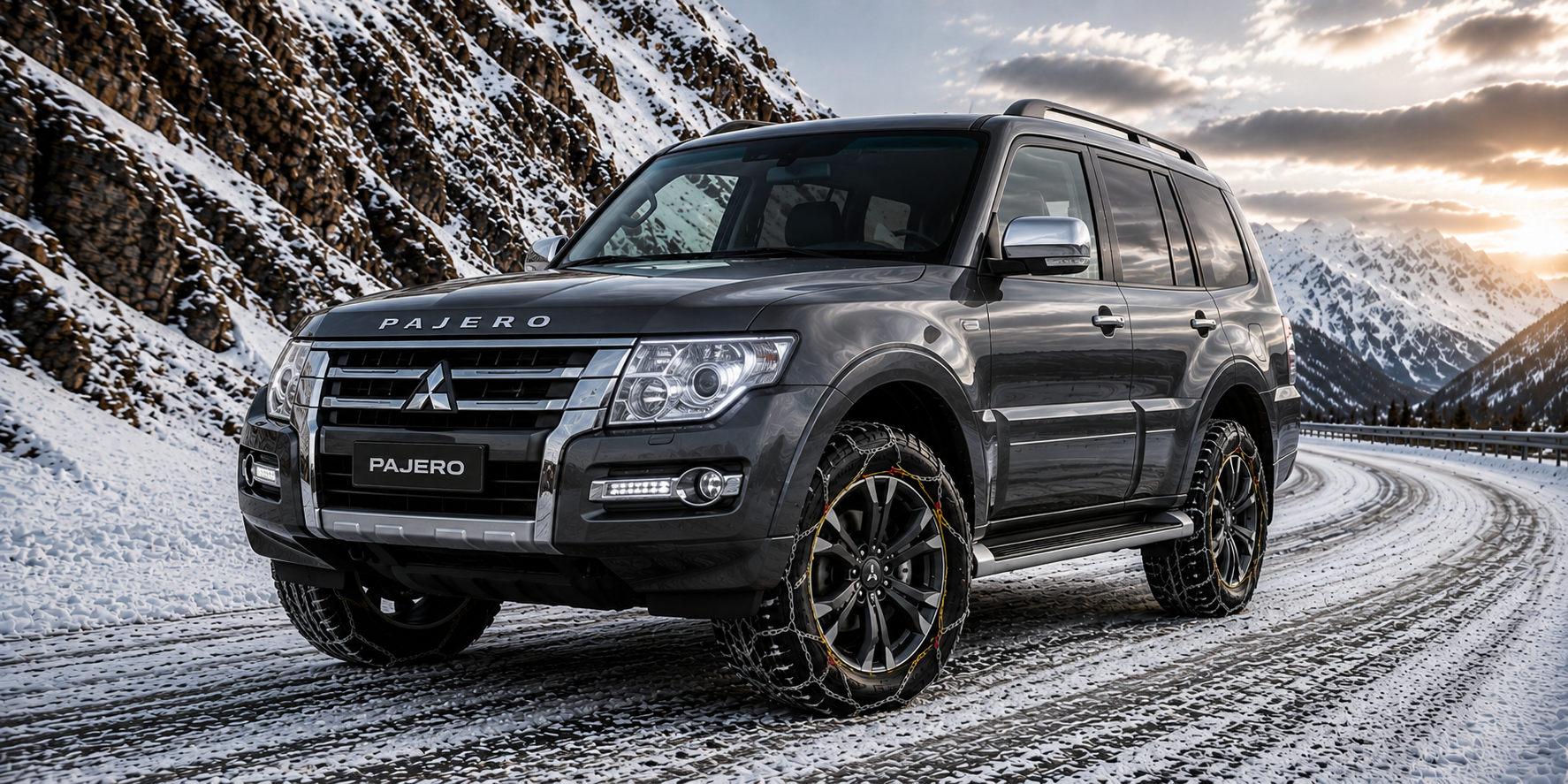 Mitsubishi Pajero Sport Snow Chains - Stoke Equipment Co