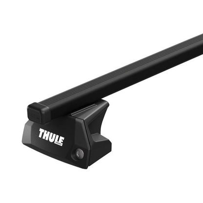 Audi A6 Wagon 2019-2025 - Thule SquareBar Evo Roof Rack Black