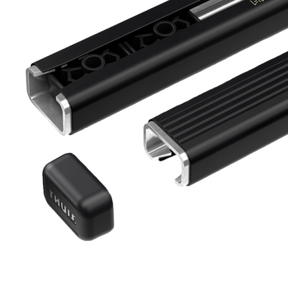 Audi A6 Wagon 2019-2025 - Thule SquareBar Evo Roof Rack Black