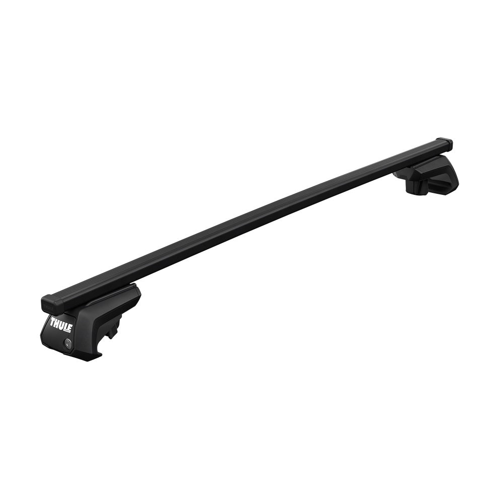 Toyota RAV-4 2013-2018 (w/ raised rail) - Thule SquareBar Evo Roof Rack Black