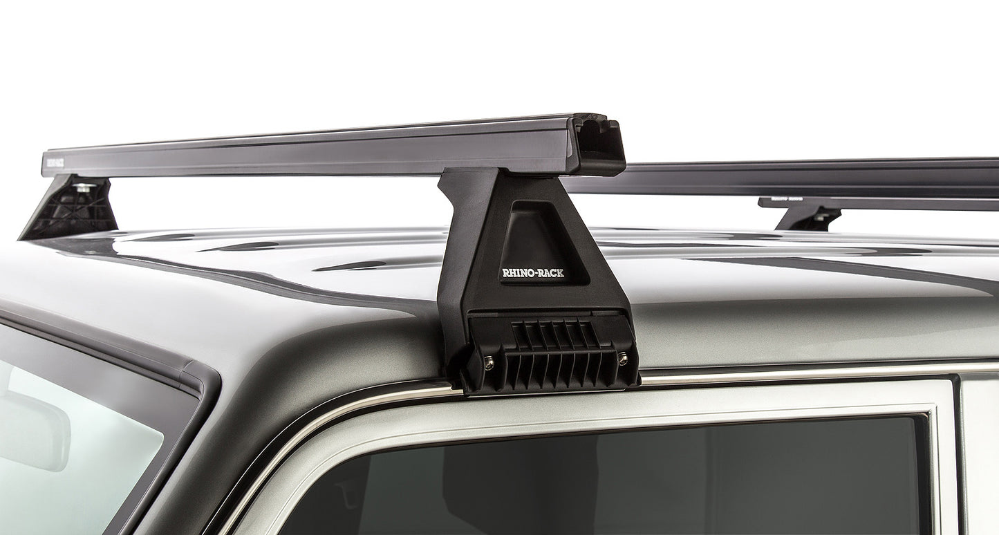 Toyota Land Cruiser 76 Series 2007-ON - Rhino-Rack HD RL150 3 Bar Roof Rack Kit - JA0834