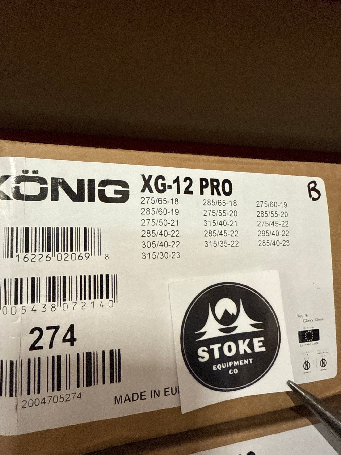 Konig XG-12 PRO Snow Chains - sz274