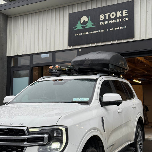 Ford Next Gen Everest 2022-ON (w/ raised rail) - Thule WingBar Evo Roof Rack Black