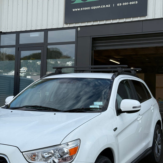 Mitsubishi ASX 2023-ON (w/ flush rail) - Thule WingBar Evo Roof Rack Black