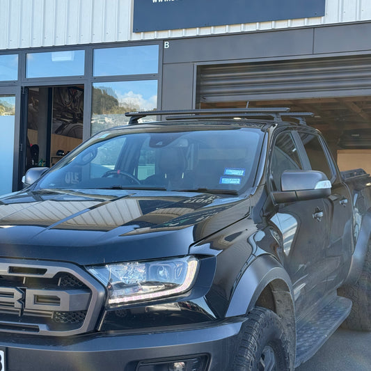 Toyota Hilux Double Cab 2015-ON - Thule WingBar Evo Roof Rack Black