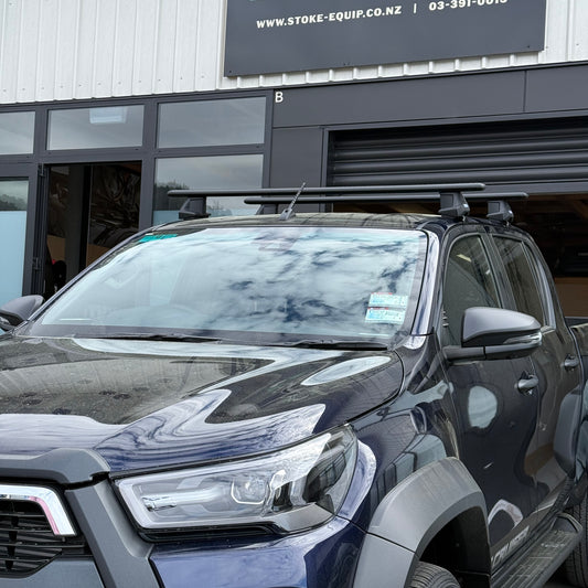 Toyota Hilux Double Cab 2015-ON - Thule WingBar Evo Roof Rack Black