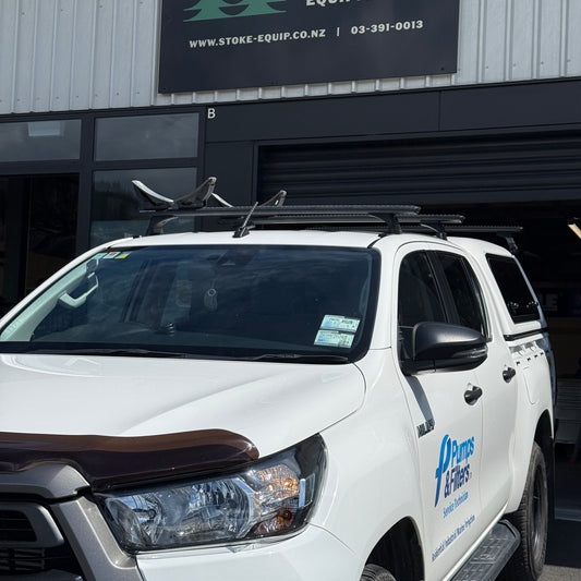 Toyota Hilux 2015-ON - Rhino-Rack Sportz RX300 Roof Rack (Track Mount) - JC-04654