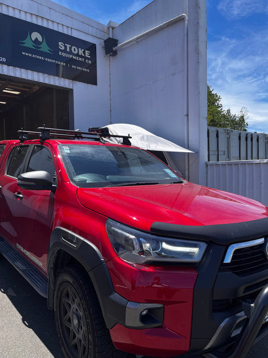 Toyota Hilux with Thule Roof Racks 8