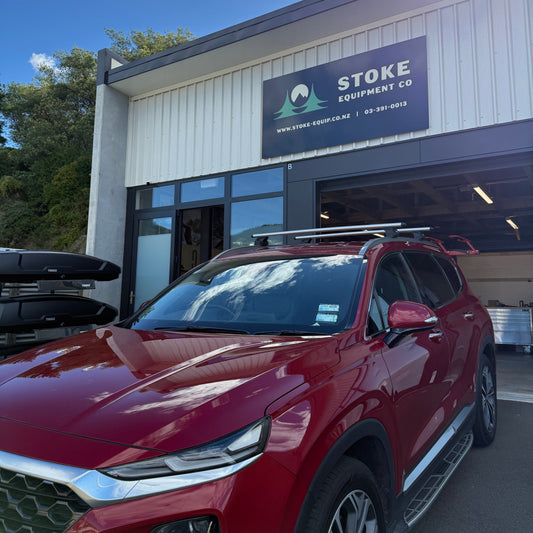Hyundai Santa Fe 2018-2024 - Thule WingBar Evo Roof Rack Silver