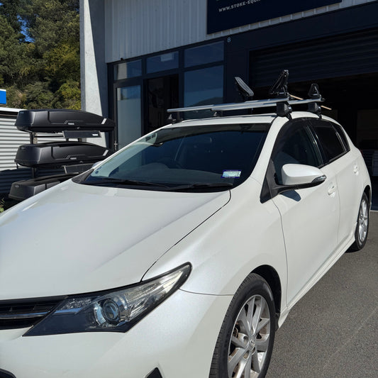 Toyota Auris / Corolla Hatch 2019-ON - Thule WingBar Evo Roof Rack Silver