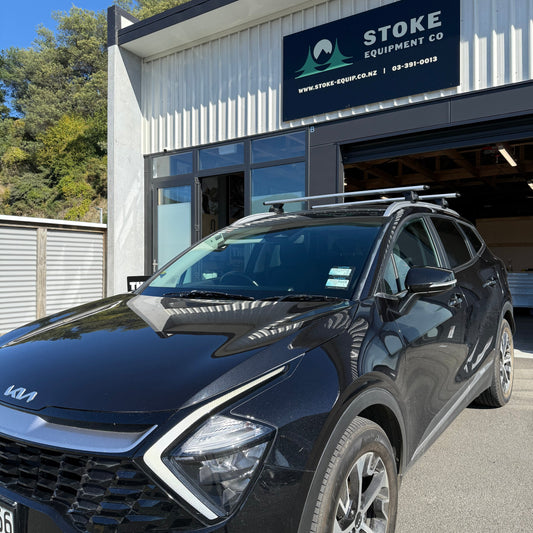 Kia Sportage 2022-ON (w/ flush rail) - Thule WingBar Evo Roof Rack Silver