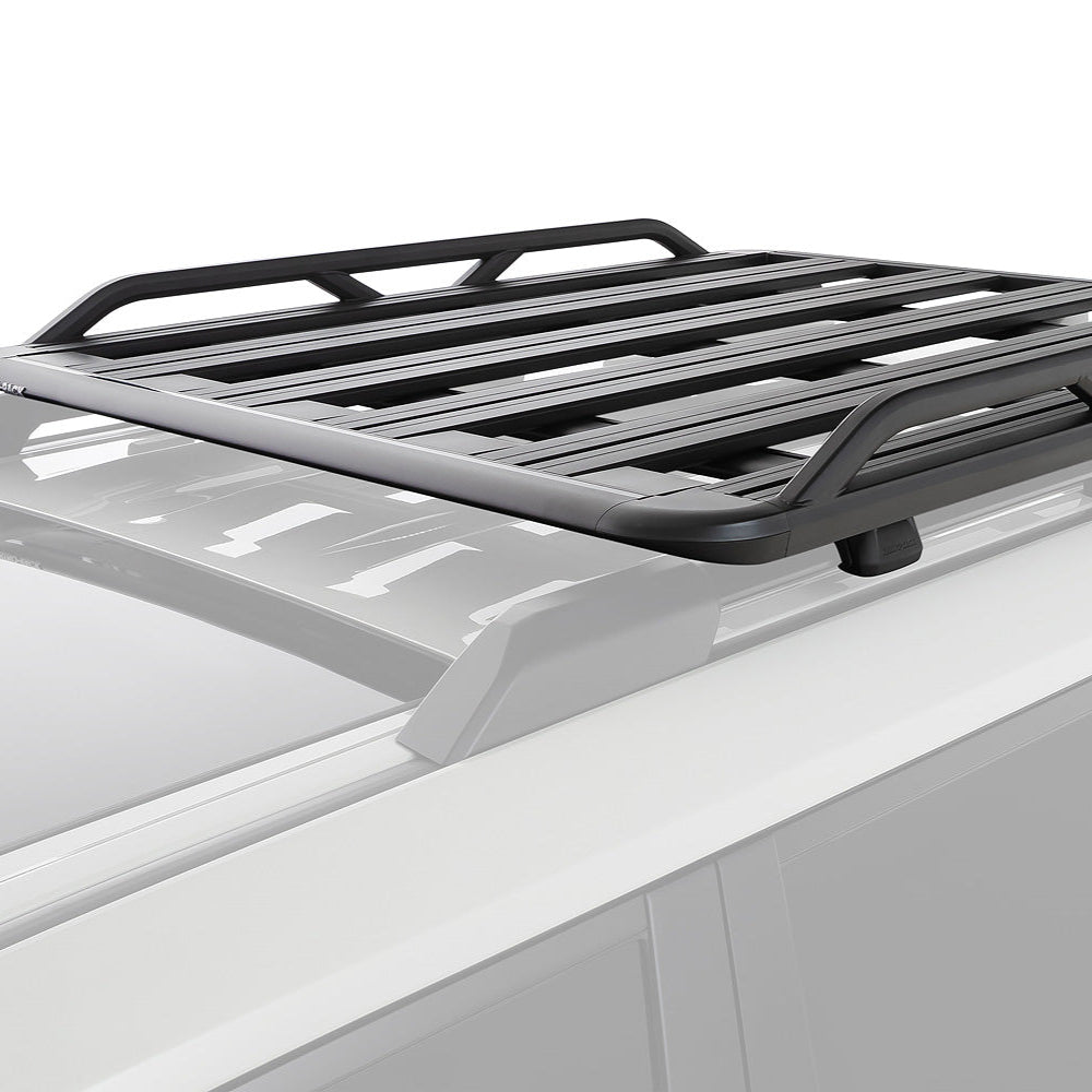 Car roof rack on a white background