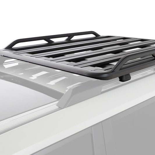 Car roof rack on a white background
