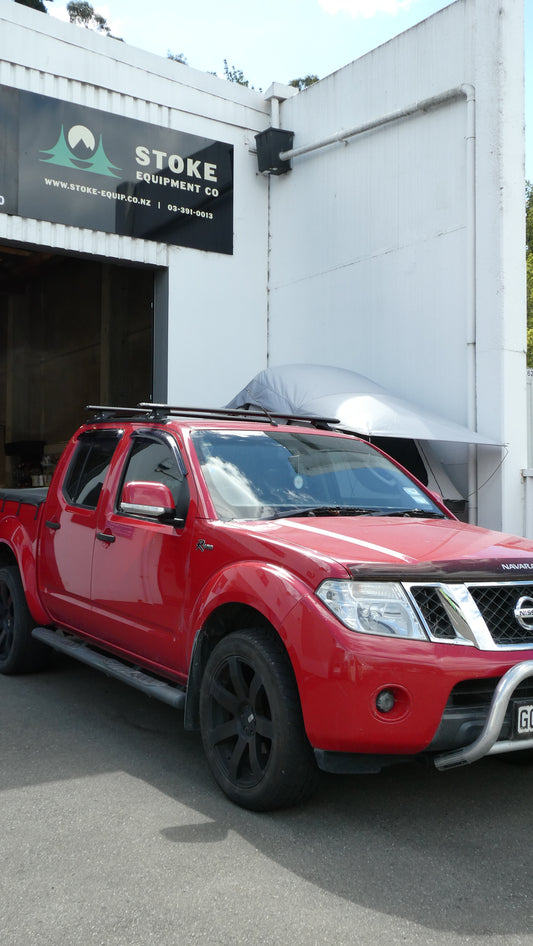 Nissan Navara with Rhino-Rack roof racks 5