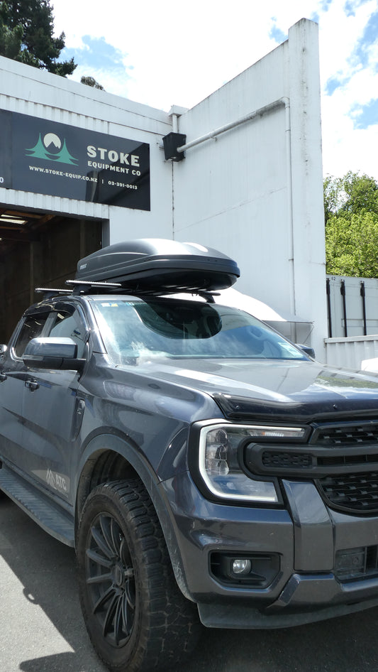 Ford Ranger rhino-rack roof racks and roof box 4