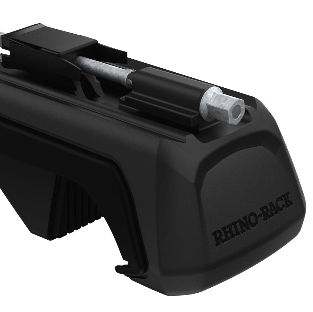 Black Rhino Rack car roof rack on a white background