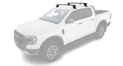 Ford Ranger 2022-ON - Rhino-Rack Vortex Roof Rack Black - JC-01533