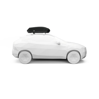 Thule 6451 Force 3 S Roof Box - Black AeroSkin 300L - 645100