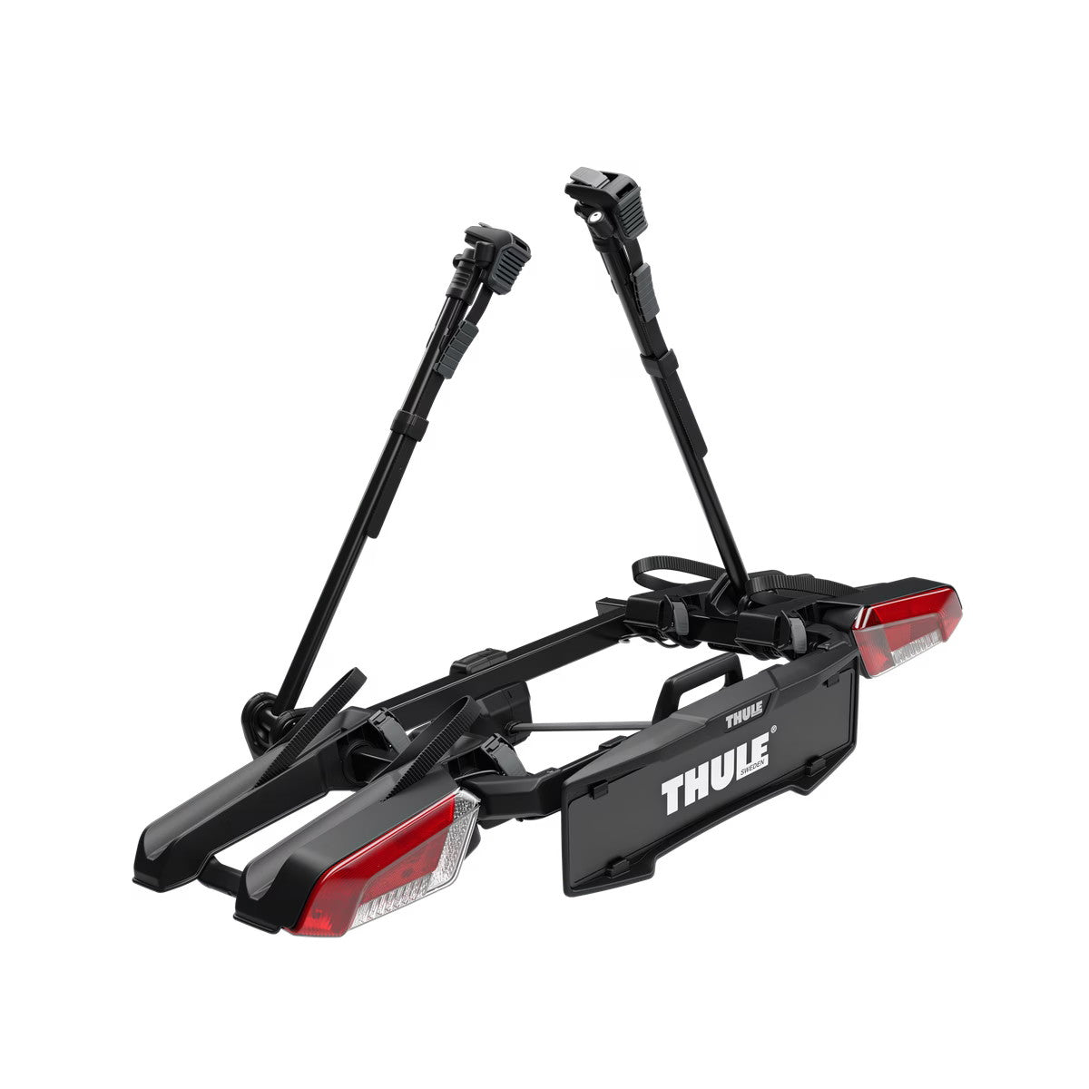 Thule Outpace bike rack on a white background, featuring the Thule brand logo.