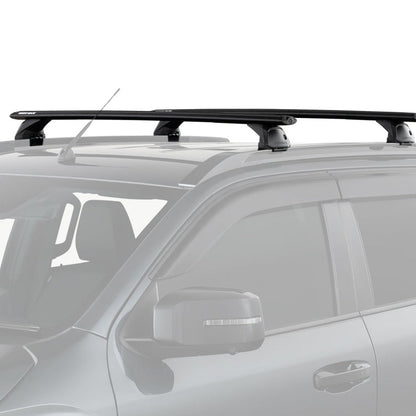 Mitsubishi Triton 2024 - ON (w/ flush rail) - Rhino - Rack Vortex Roof Rack Black - JC - 02138 - Shop Rhino - Rack | Stoke Equipment Co Nelson