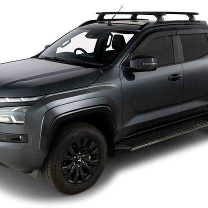 Mitsubishi Triton 2024 - ON (w/ flush rail) - Rhino - Rack Vortex Roof Rack Black - JC - 02138 - Shop Rhino - Rack | Stoke Equipment Co Nelson