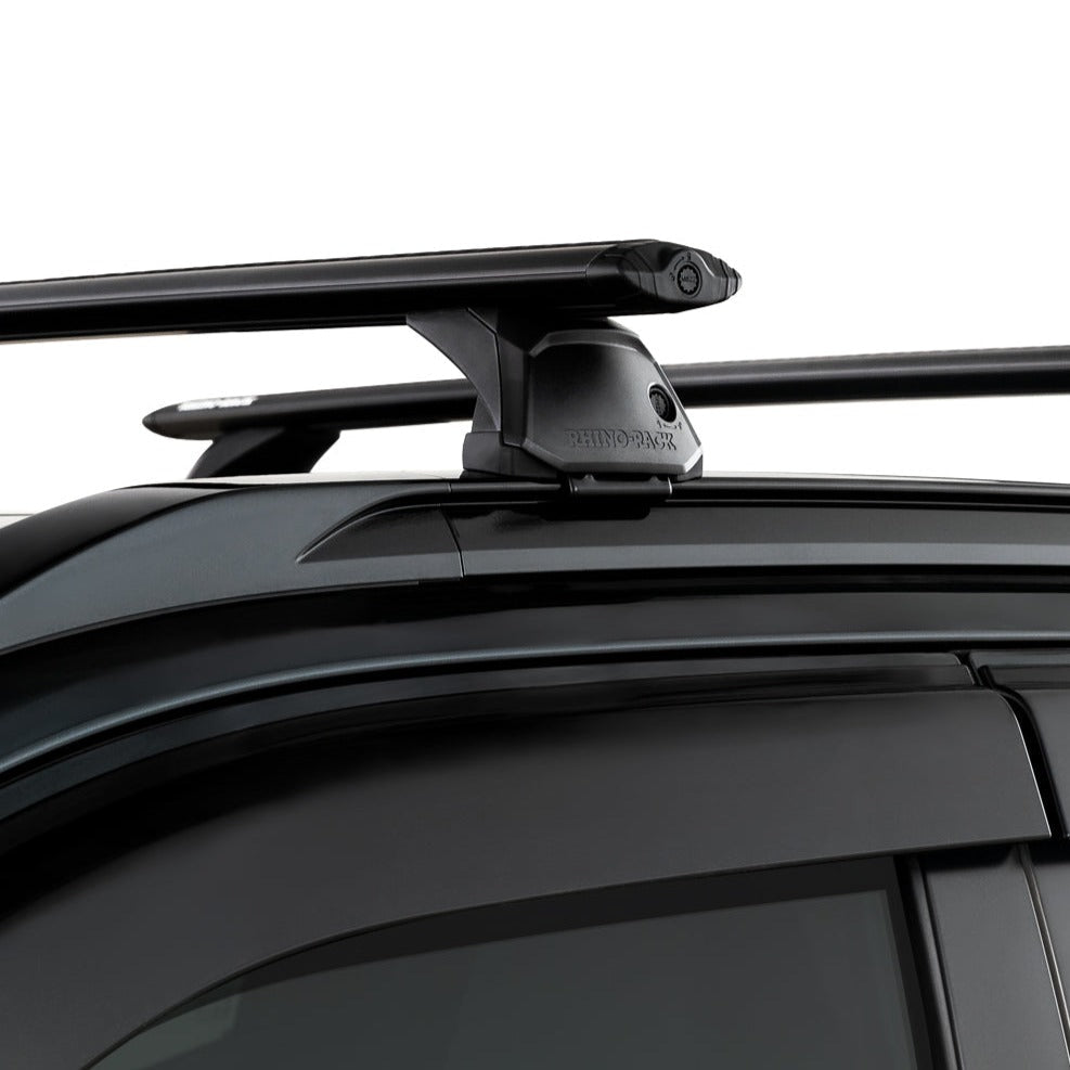 Mitsubishi Triton 2024 - ON (w/ flush rail) - Rhino - Rack Vortex Roof Rack Black - JC - 02138 - Shop Rhino - Rack | Stoke Equipment Co Nelson