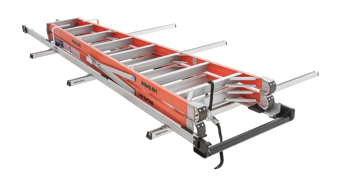 Rhino - Rack 3.0m Multi - Slide Ladder Rack System - 680mm Roller - JC - 00311 - Shop Rhino - Rack | Stoke Equipment Co Nelson