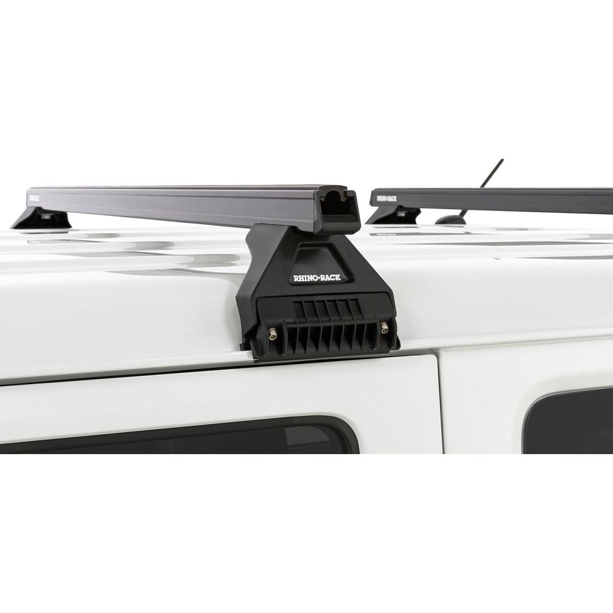 Toyota Hiace 2005-2019 (low roof) - Rhino-Rack HD 4 Bar Roof Rack - Shop Rhino-Rack | Stoke Equipment Co Nelson