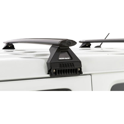 Toyota Hiace 2005-2019 (low roof) - Rhino-Rack Vortex 2 Bar Roof Rack - Shop Rhino-Rack | Stoke Equipment Co Nelson