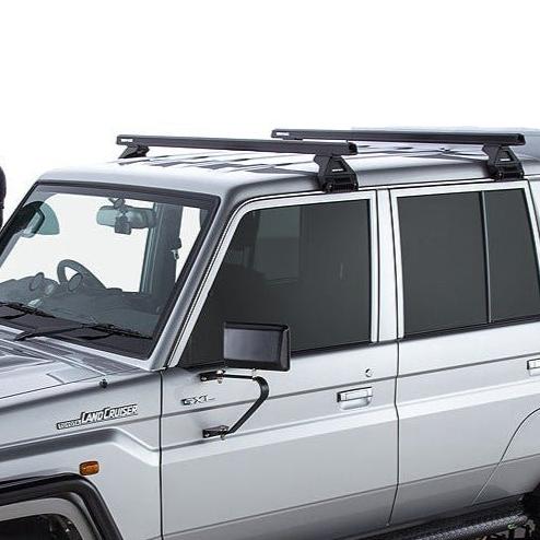 Land Cruiser With Roo Rack Toyota Land Cruiser Roof Racks NZ – Rhino-Rack Heavy Duty Black | Stoke ...