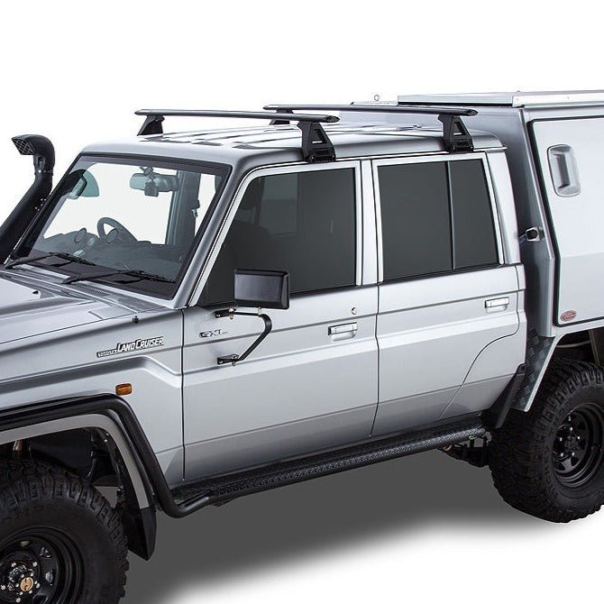 76 Series Racks Toyota Land Cruiser 76 Series 2007-ON - Rhino-Rack Sportz RL150 2 Bar ...