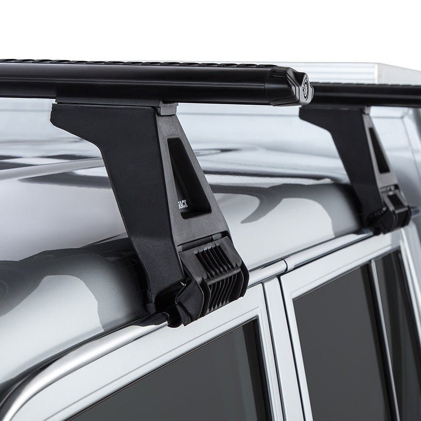Land Cruiser With Roo Rack Toyota Land Cruiser Roof Racks NZ – Rhino-Rack Sportz Black | Stoke ...