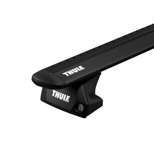 Audi E-Tron 2019-2023 (w/ flush rail) - Thule WingBar Evo Roof Rack Black - Shop Thule | Stoke Equipment Co Nelson