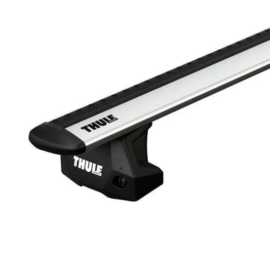 Audi Q7 2015 - ON - Thule WingBar Evo Roof Rack Silver - Shop Thule | Stoke Equipment Co Nelson