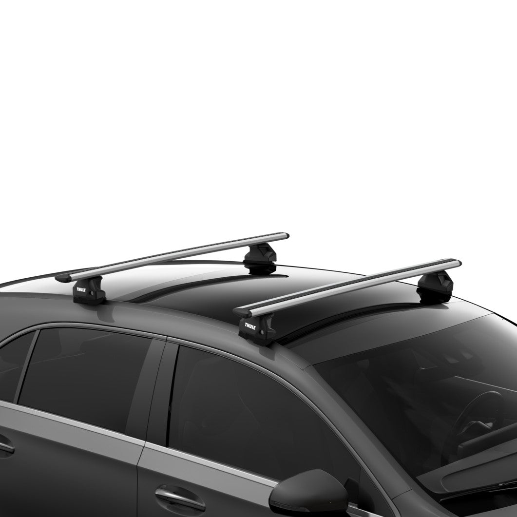 Audi SQ7 2015 - ON - Thule WingBar Evo Roof Rack Silver - Shop Thule | Stoke Equipment Co Nelson