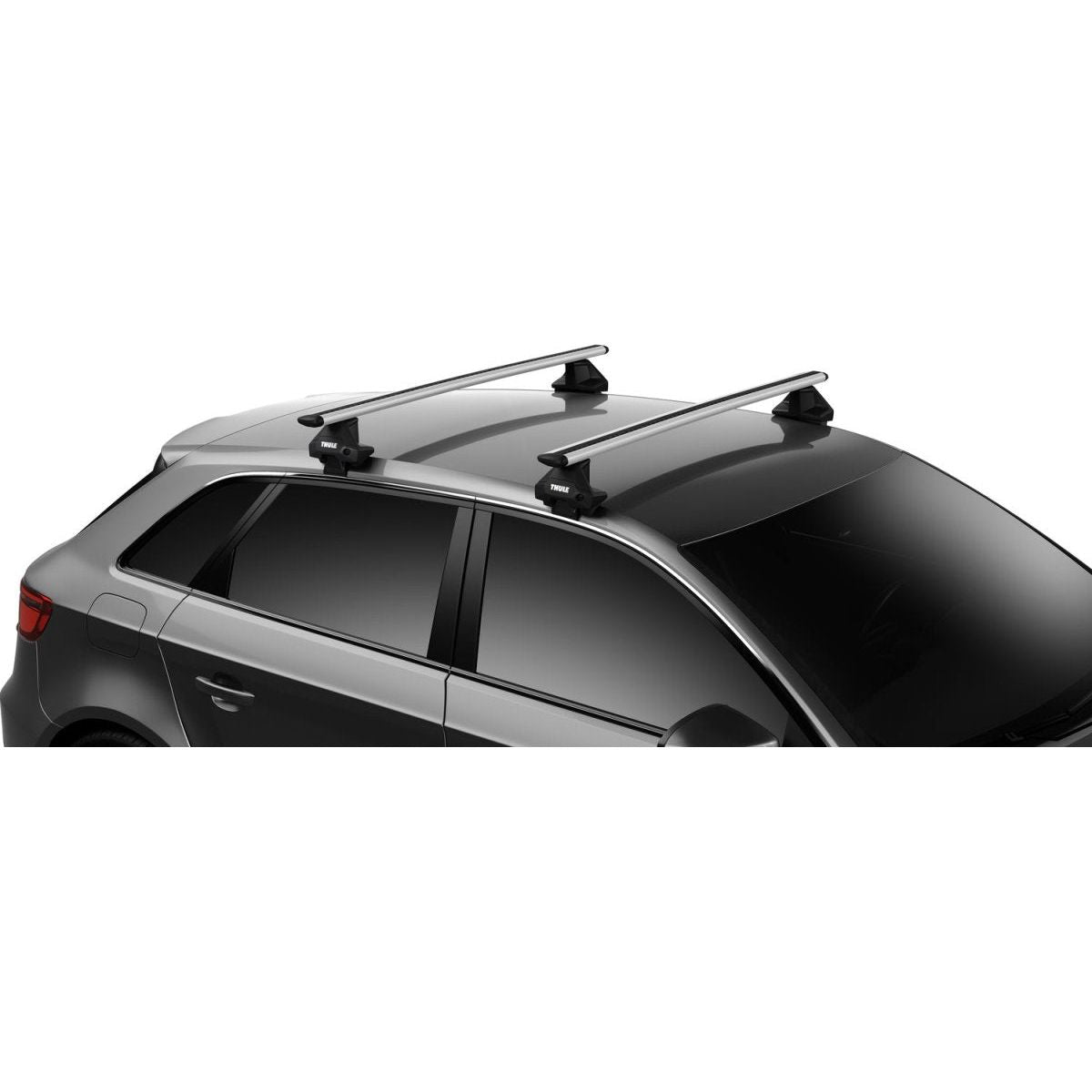 Honda Fit 2014-2020 - Thule WingBar Evo Roof Rack Silver - Shop Thule | Stoke Equipment Co Nelson