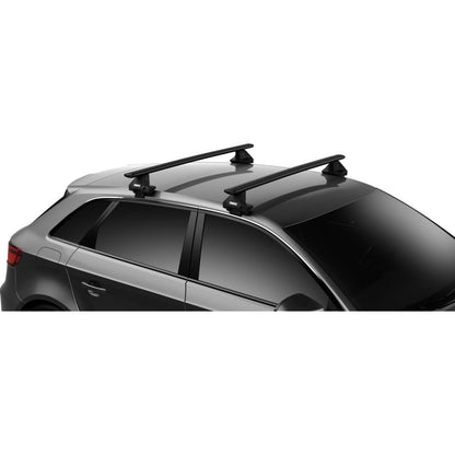 Jaguar E-Pace 2018-ON (w/ normal roof) - Thule WingBar Evo Roof Rack Black - Shop Thule | Stoke Equipment Co Nelson