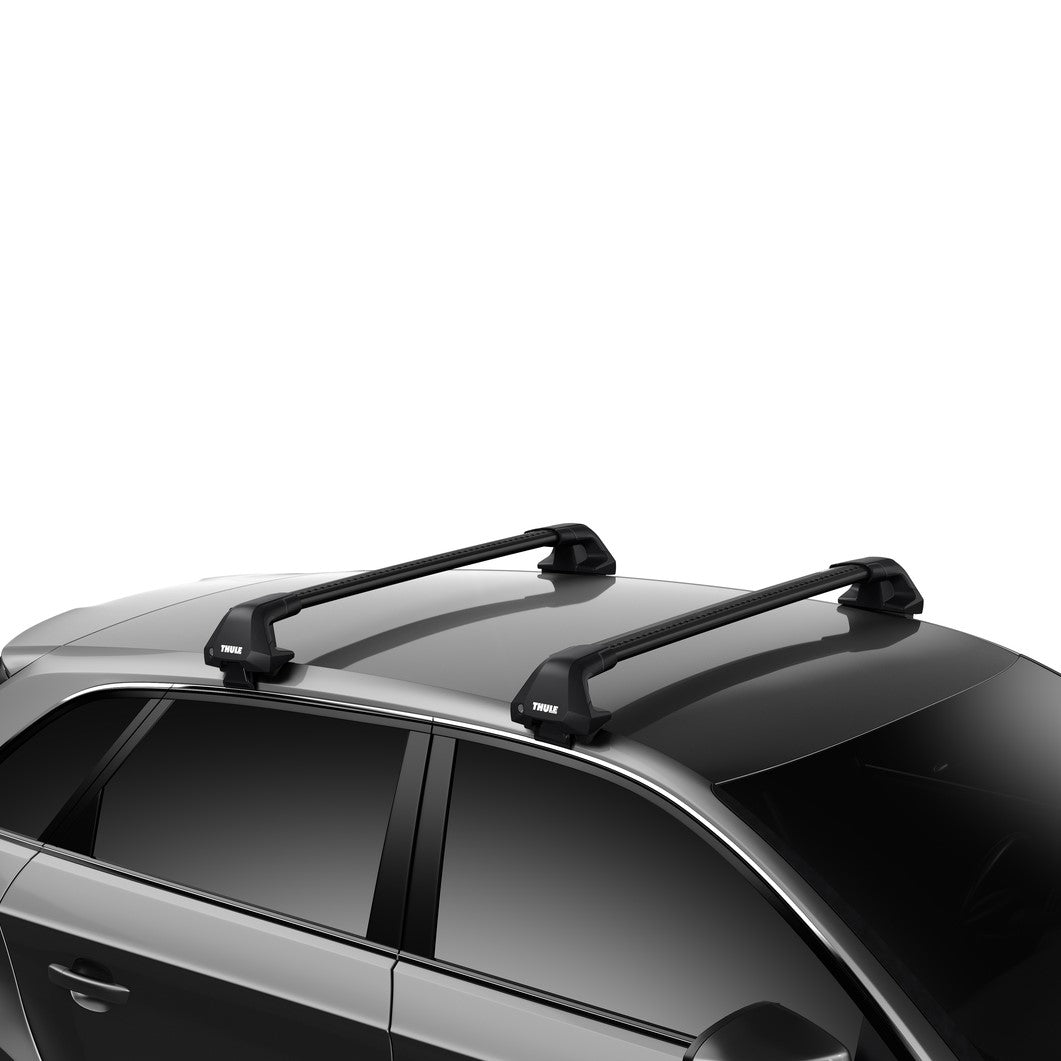 Jaguar I - Pace 2018 - ON - Thule WingBar Edge Roof Rack Black - Shop Thule | Stoke Equipment Co Nelson