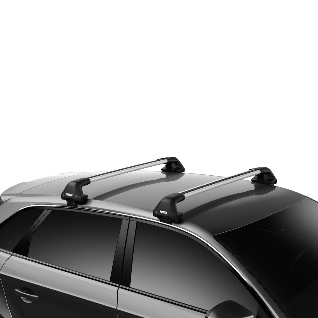Mazda BT - 50 2020 - ON (w/ normal roof) - Thule WingBar Edge Roof Rack Silver - Shop Thule | Stoke Equipment Co Nelson