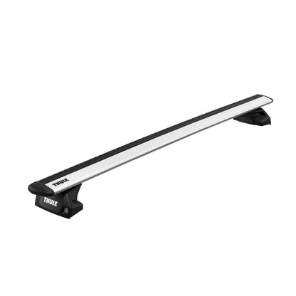 MG HS 2021 - ON - Thule WingBar Evo Roof Rack Silver - Shop Thule | Stoke Equipment Co Nelson