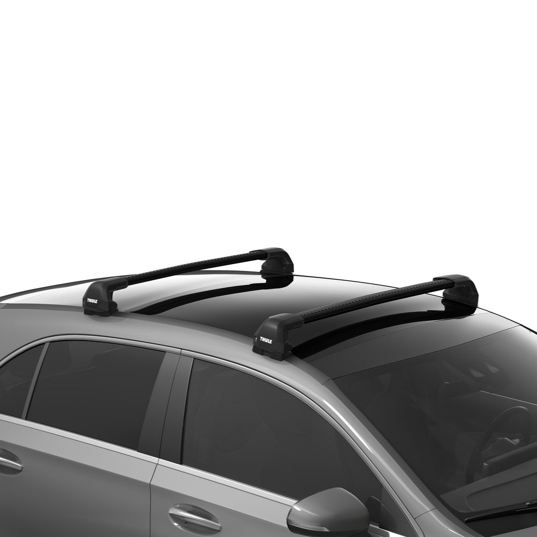 Subaru Crosstrek 2023 - ON (w/ fixpoint mount) - Thule WingBar Edge Roof Rack Black - Shop Thule | Stoke Equipment Co Nelson