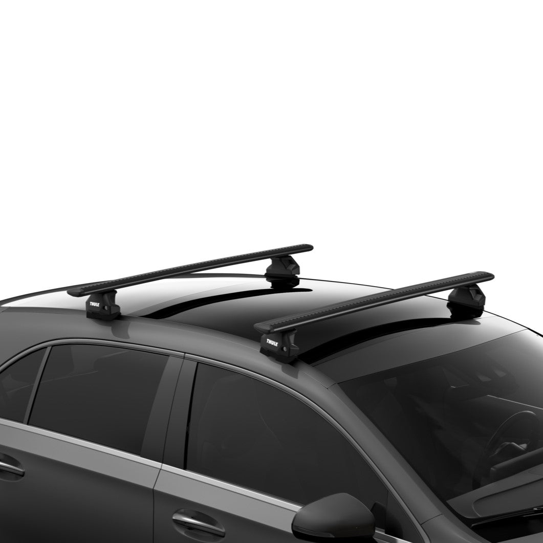 Subaru Crosstrek 2023 - ON (w/ fixpoint mount) - Thule WingBar Evo Roof Rack Black - Shop Thule | Stoke Equipment Co Nelson