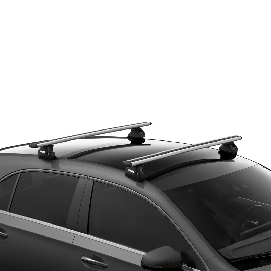 Subaru Crosstrek 2023 - ON (w/ fixpoint mount) - Thule WingBar Evo Roof Rack Silver - Shop Thule | Stoke Equipment Co Nelson