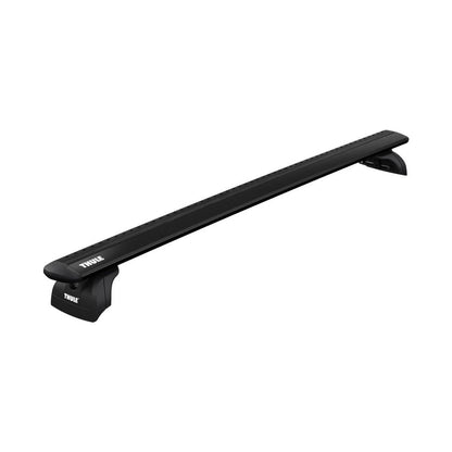 Tesla Model S 2013-June 2015 - Thule WingBar Evo Roof Rack Black - Shop Thule | Stoke Equipment Co Nelson