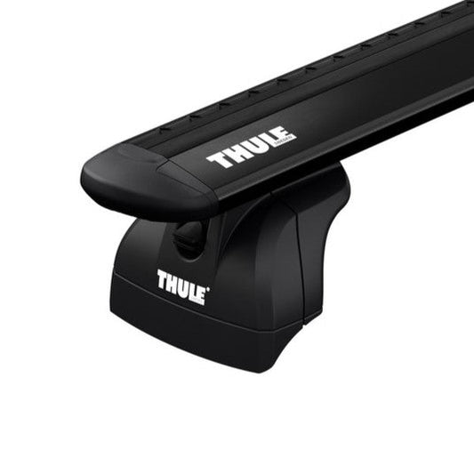 Tesla Model S 2013-June 2015 - Thule WingBar Evo Roof Rack Black - Shop Thule | Stoke Equipment Co Nelson