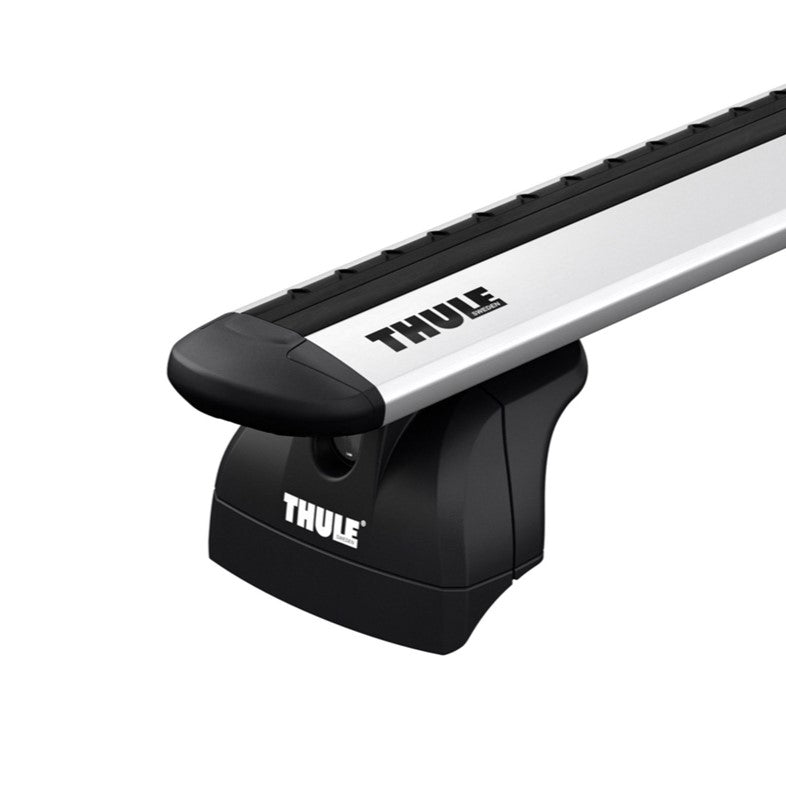 Tesla Model S 2013-June 2015 - Thule WingBar Evo Roof Rack Silver - Shop Thule | Stoke Equipment Co Nelson